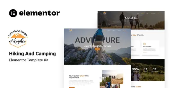 Hayka – Hiking & Camping Elementor Template Kit