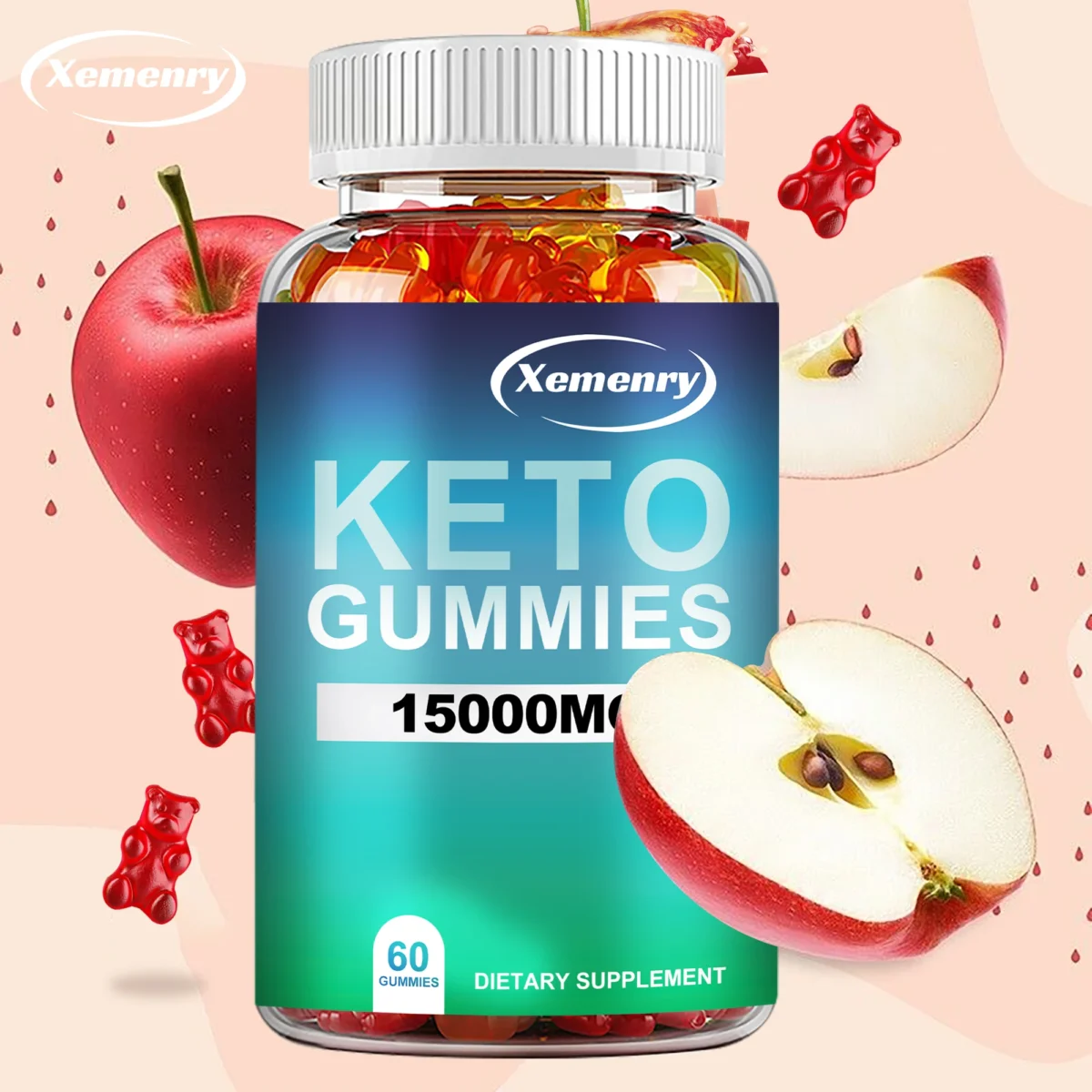 Keto Gummies - Burn Fat, Weight Management, Speed Up Metabolism, Digestive Health, Appetite Control - 60 Gummies - Image 3