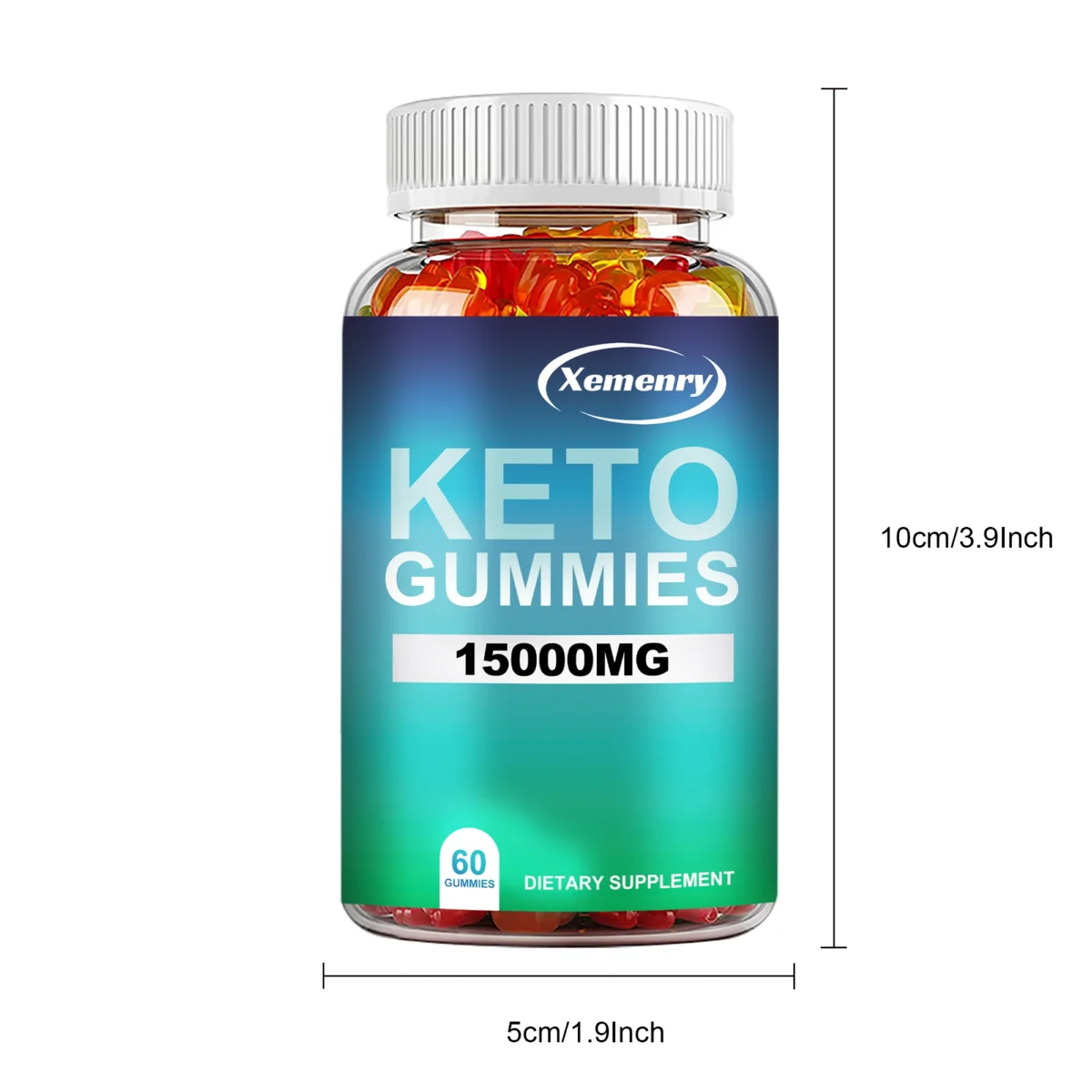 Keto Gummies - Burn Fat, Weight Management, Speed Up Metabolism, Digestive Health, Appetite Control - 60 Gummies - Image 6