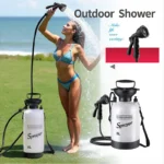 1PCS Outdoor Manual Camping Shower,3/5/8L Multi-functional Shower Pump for Pet Bath Car Wash,Portable Shower Tool with 3m Hose
