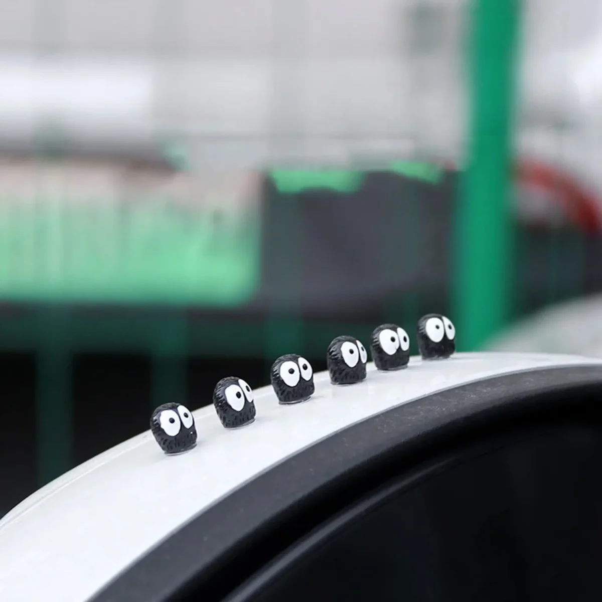 10PC Cute Soot Sprites - Car Rearview Mirror Accessories for Car Interior Decoration Dashboard Car Ornament Funny Gifts - Image 2