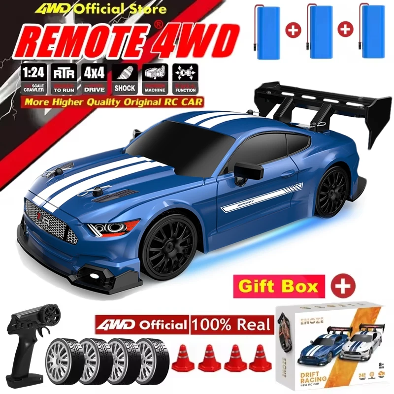 kf-S11978bc6179d4e9aa7cb7841957c672ei 4WD RC Drift Car Remote Control GTRPRO AE86PRO Model 4x4 Racing RTR Radio Truck Vehicle Toy Gift for Boy Girl Children Kid Adult - Image 1