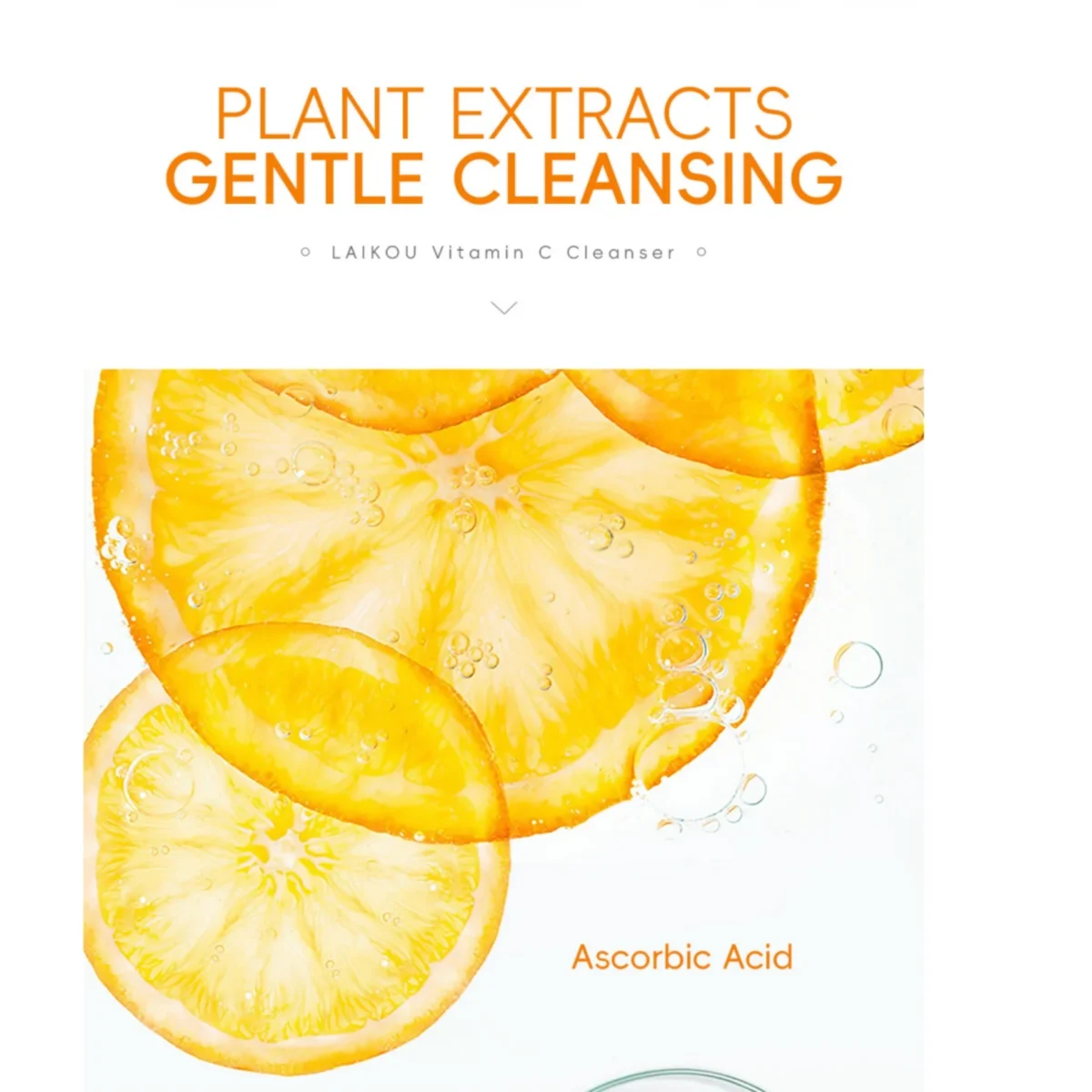 Vitamin C Facial Cleanser 50g Hydrating Moisturizing Deep Cleanse Refines Pores Brightening Skin Care Product korean skin care - Image 4