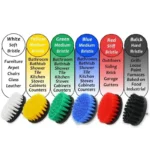 3pcs Drill Brush Attachment Set Power Scrubber Brush With Drill Scrub Brush For Cleaning Showers Tubs Bathroom Tile Grout Carpet - Image 8