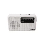 mini FM/AM two-band radio, 3.5 headphone jack, 1W speaker loud sound, 180-degreehigh-performance antenna, a good friend for home