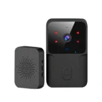 Doorbell video low power WIFI link, rechargeable model doorbell night vision HD intelligent security 1 drag 1 home intercom - Image 2