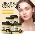 10pcs 24K Golden Hyaluronic Acid Face Mask Facial skincare Firming Moisturizing Hydrating Facial Masks Skin Care Products - Image 2
