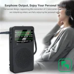 Portable FM/AM/SW Radio Battery FM Receiver Excellent Reception Clear Speaker With 3.5mm Headphone Jack LED Lighting For Elderly - Image 3