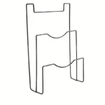 1Pcs Non Perforated Pot Lid Rack, Wall Mounted Iron Pot Lid Rack for Household Kitchen, Multi-layer Storage and Organizing Shelf - Image 6