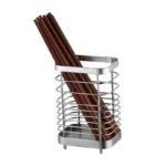 Suspension type Household Stainless Steel Kitchen Cutlery Holder Drainer For chopstick Forks Spoons Storage Organizer Ware Racks - Image 5