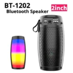 1202 TWS Shocking Heavy Bass Outdoor Portable Wireless Bluetooth Speaker Household Small Speaker High Volume Subwoofer - Image 2