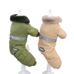 Thicken Warm Dog Jumpsuit Winter Pet Dogs Clothes for Chihuahua Coat Waterproof Hoodie Puppy Overalls Poodle Jacket Pet Apparel - Image 5