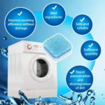 12/24Pcs Washing Machine Cleaner Tablets Penetrating Deep Clean Washer Cleaner Tablets For Front Loader And Top Load HE - Image 3