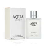 AQUA Perfume for Men EDP 100ML 3.4FL.OZ, Aquatic Aromatic Eau de Parfum, Fresh Lime Musk Ocean Fragrance Spray Men‘s Cologne