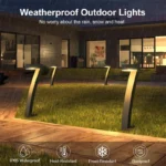 4/8 Pcs Solar LED Light Garden Lights Outdoor Lighting IP65 Waterproof Lawn Path Spotlight for Yard Driveway Walkway Patio Decor - Image 5