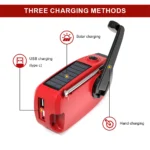 Multifunctional Solar Hand Crank Radio FM AM WB Weather Radio 2000mAh USB Charging Emergency LED Flashlight Power Bank ﻿ - Image 5