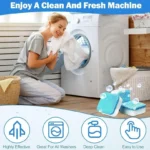 12/24Pcs Washing Machine Cleaner Tablets Penetrating Deep Clean Washer Cleaner Tablets For Front Loader And Top Load HE - Image 2