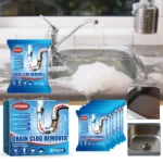 6Pcs Drain Pipe Blockage Removal Powder Toilet Breakdown Toilet Kitchen Sewer Anti Blockage Dredging Clean Deodorant Powder
