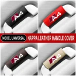 Leather Car Roof Armrest Pull Gloves Door Handle Protection Cover For Audi A4 Automotive Interior Decoration Accessories 1PC