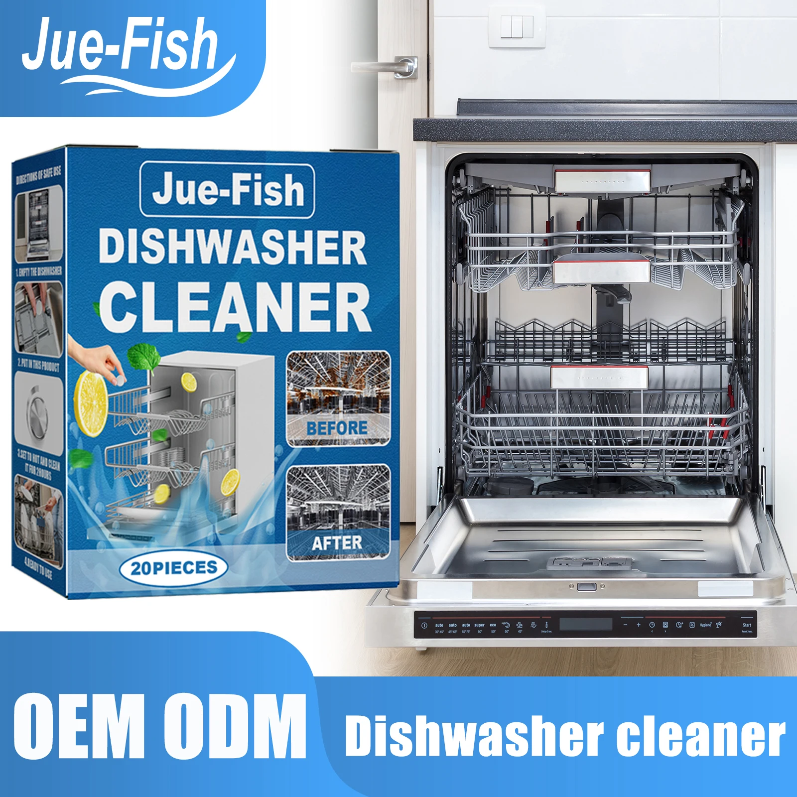 kf-S6844b4a4ebfb413aa76d720e184796b5q Dishwasher Cleaner Strong Oil Stain Removal Descaling Detergent Tablets Kitchen Cleaning Tools for Dishwasher Washing Machine - Image 1