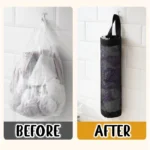 5Pcs Kitchen Plastic Bag Holder Garbage Bag Hanging Storage Dispenser Mesh Grocery Bags Organizer Household Trash Bag Collector - Image 3