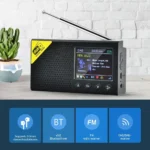 Bluetooth Digital Radio Stereo DAB FM Audio Receiver Portable for Home Office