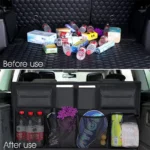Car trunk storage bags, suv car rear seat backrest hanging bags, net bags, car storage boxes, storage bags Accessories - Image 3