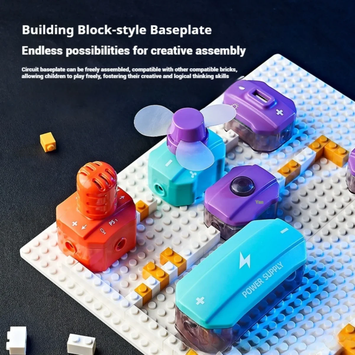 Electronic Building Blocks STEM Science Circuit Kit DIY Physics Experiment Educational Toys Learning Gift for Kids Boys Girls - Image 3