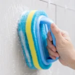 Household Cleaning Brush With Handle Dish Soap Bathroom Kitchen Tub Thicken Scrubbing Sponge Wipe Durable Tools Accessories Home - Image 3