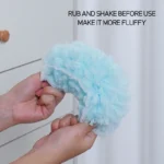 Double sided 360 ° electrostatic dust duster is used for large-scale cleaning of dust, spider webs, and disposable dust collecto - Image 2