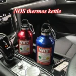 1Pcs Car Insulation Cup NOS Nitrogen Cylinder Vacuum Stainless Steel Kettle 500ML Stainless Thermos Cup Car Interior Accessories