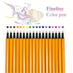 12/24pcs Colorful Fine Liner Pen Set,Waterproof Color Markers for Drawing, Office Notes,School Stationery Gift，Classroom Marking - Image 4