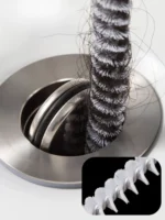 Home Kitchen Hair Cleaning Drain Cleaner Water Pipe Unclogger Washbasin Drain Clog Remover Unblocking Tools to Sewer Plunger - Image 5