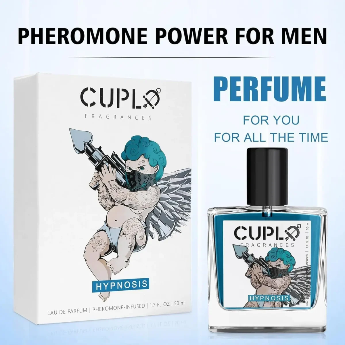 50ml Cupid Pheromone Cologne for Men Hypnosis 2.0 Cologne for Men Pheromone-Infused Hypnosis Cologne Long Lasting Scent - Image 2