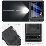 Portable FM/AM/SW Radio Battery FM Receiver Excellent Reception Clear Speaker With 3.5mm Headphone Jack LED Lighting For Elderly - Image 4