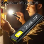 Outdoor LED Flashlight 550Lm Portable Mini Torch Light Pocket Lantern Flood Work Light with 5 Modes - Image 2