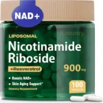 NAD+ Supplement - Anti-Aging, Energy - Liposomal Nicotinamide Riboside Capsules 900mg with Resveratrol & Quercetin Capsules
