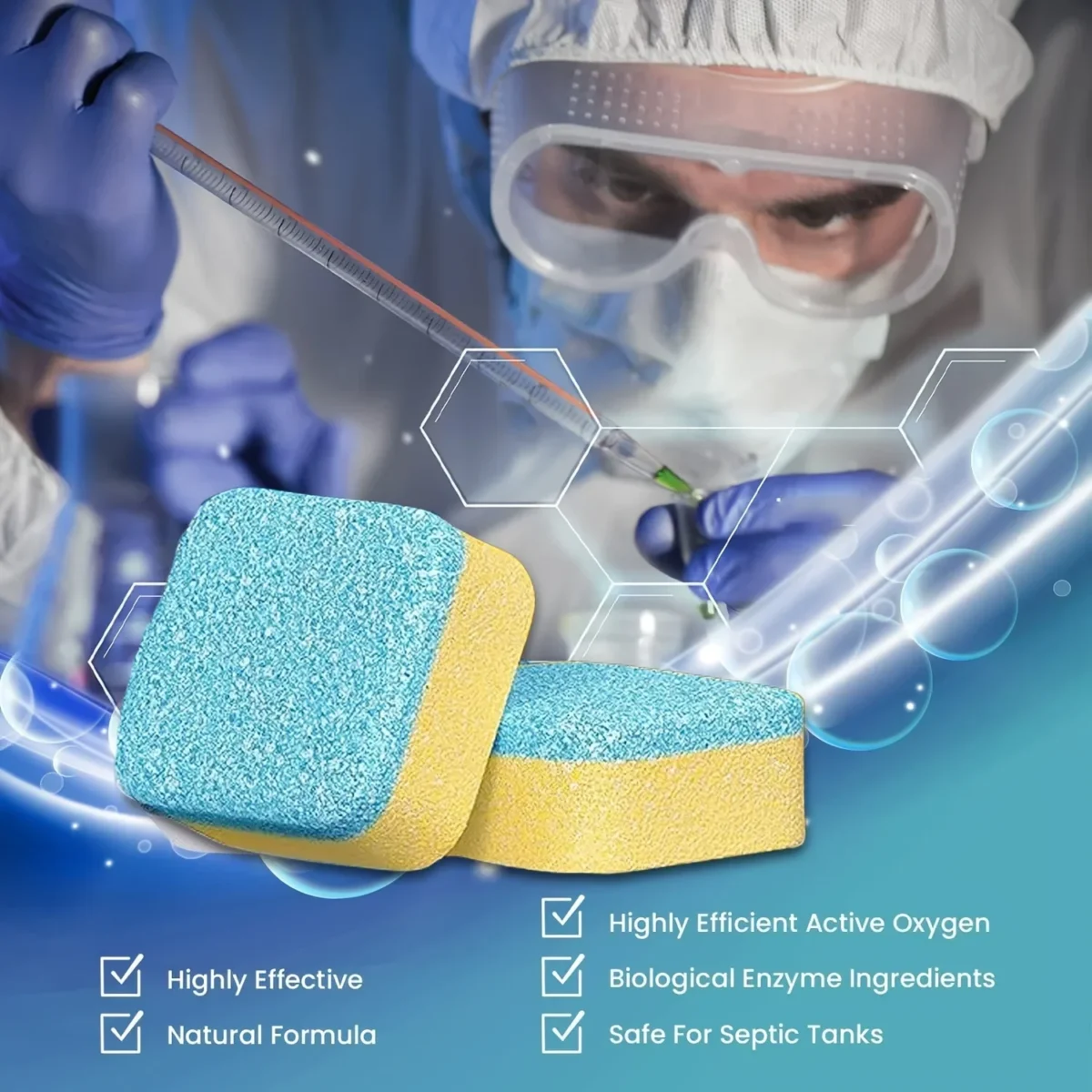 Washing machine cleaner, powerful descaling agent - Deep cleaning of pre-loaders - Image 2