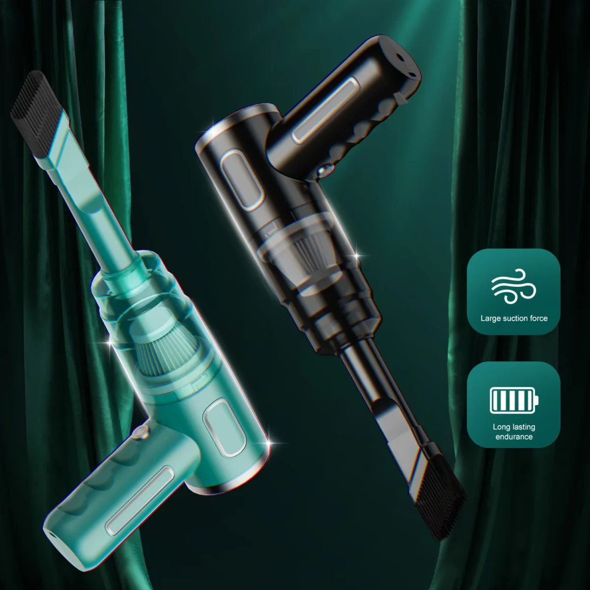 ABS Car Vacuum Cleaner Portable Powerful Wireless Vacuum Cleaner Home Carpet Cleaner Home Appliance Mini Cleaning Machine - Image 2