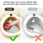 4 Modes Pet Hair Remover Comb Brush Dog Cat Hair Detailer Cleaning Tool Carpet Sofa Cloth Car Seat Rubber Reusable Pet Combs - Image 5