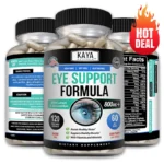 Eye Health Supplement - Eye Vitamins with Lutein, Zeaxanthin and Bilberry Extract, Lutein Blend for Eyestrain, Healthy Adults