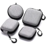Portable Shockproof Headphone Case Earphone Bag Headset Storage Bag Hard Shell Earphone Accessories memory Card USB Cable - Image 4