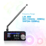 0.5-108mhz SI4732 All Band Radio Receiver LSB USB AM FM Radio 1.9inch IPS Screen ESP-32-S3 Pocket Mini Radio HF SW MW VHF Radio - Image 3
