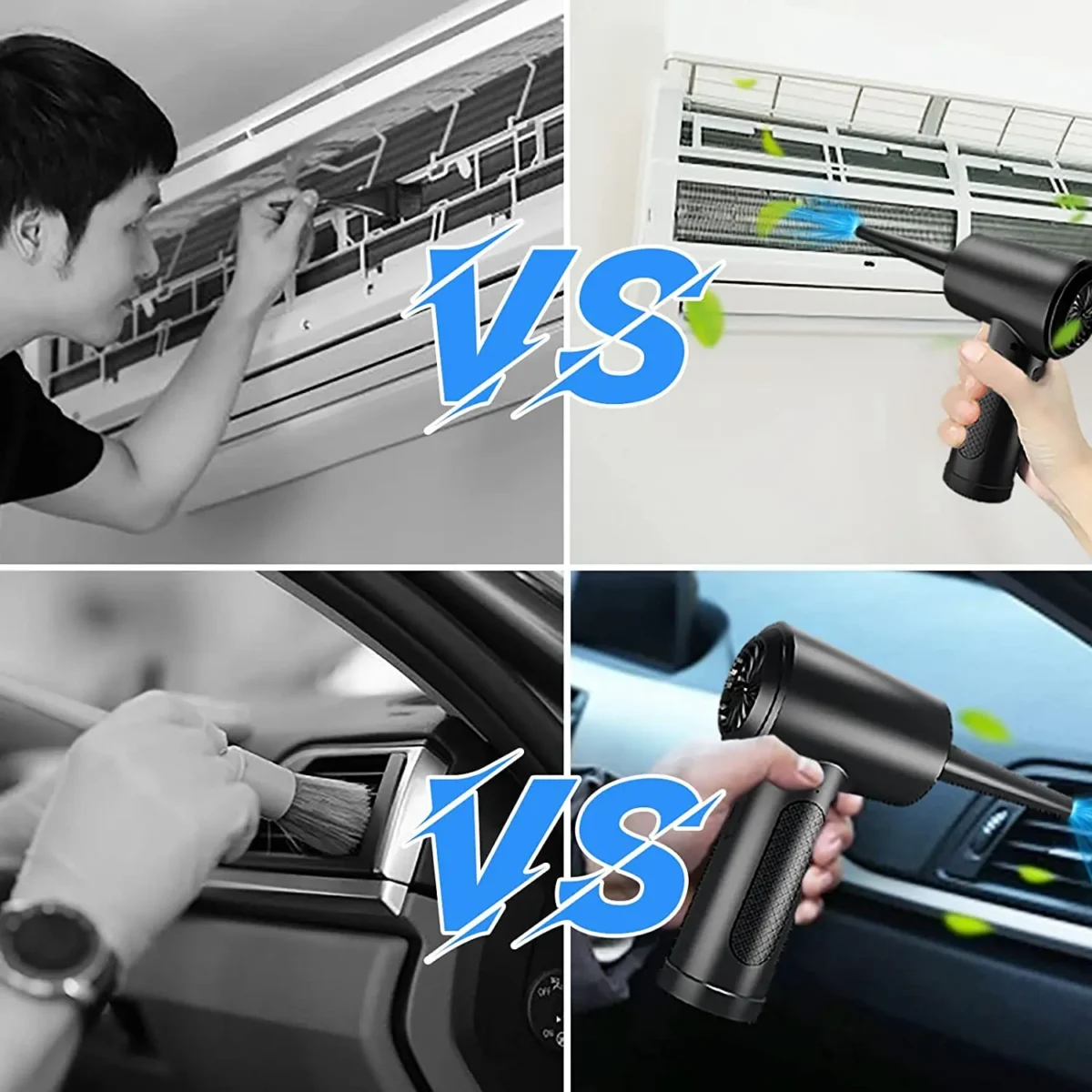 Protable Air Duster for Computer Cleaning 51000RPM Cordless Compressed Air Blower with LED Light for PC computers Keyboard Clean - Image 6