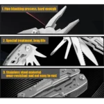 Multi-tool Pocket Knife Pliers Folding Mini Portable Fold Outdoor Tactical Hunting Survival Rescue Repair Tool Multipurpose - Image 4