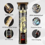 New Professional Electric Shaver for Men Razor for Men Mower Beard Trimmer Barber Shaving Machine T9 Hair Clipper Dropshipping - Image 2