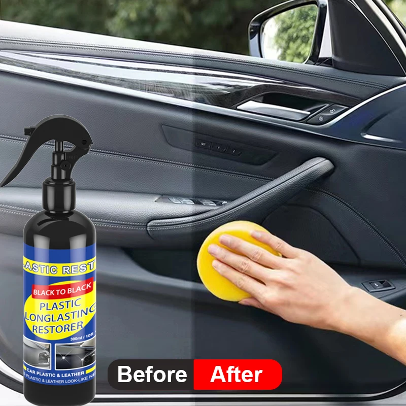 kf-Sc50e4072093c4cec9f3f67c7298db495Z Car Plastic Restorer Back To Black Gloss Car Cleaning Products Plastic Leather Restore Auto Polish And Repair Coating Renovator - Image 1