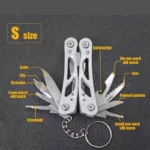 Multi-tool Pocket Knife Pliers Folding Mini Portable Fold Outdoor Tactical Hunting Survival Rescue Repair Tool Multipurpose - Image 3
