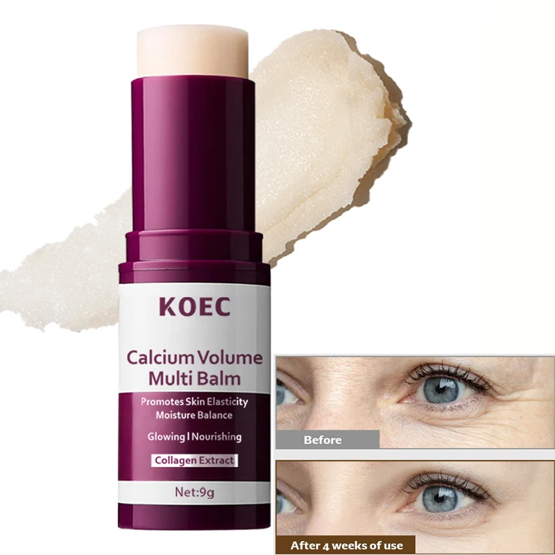 kf-Sdc728e0d55bb4d7c9aadff9a96bc9af8I Collagen Eye Cream Stick Moisturizing Fade Fine Lines Skincare Stick Firming Eye Bags Puffiness Eye Cream Girlfriend Gift - Image 1