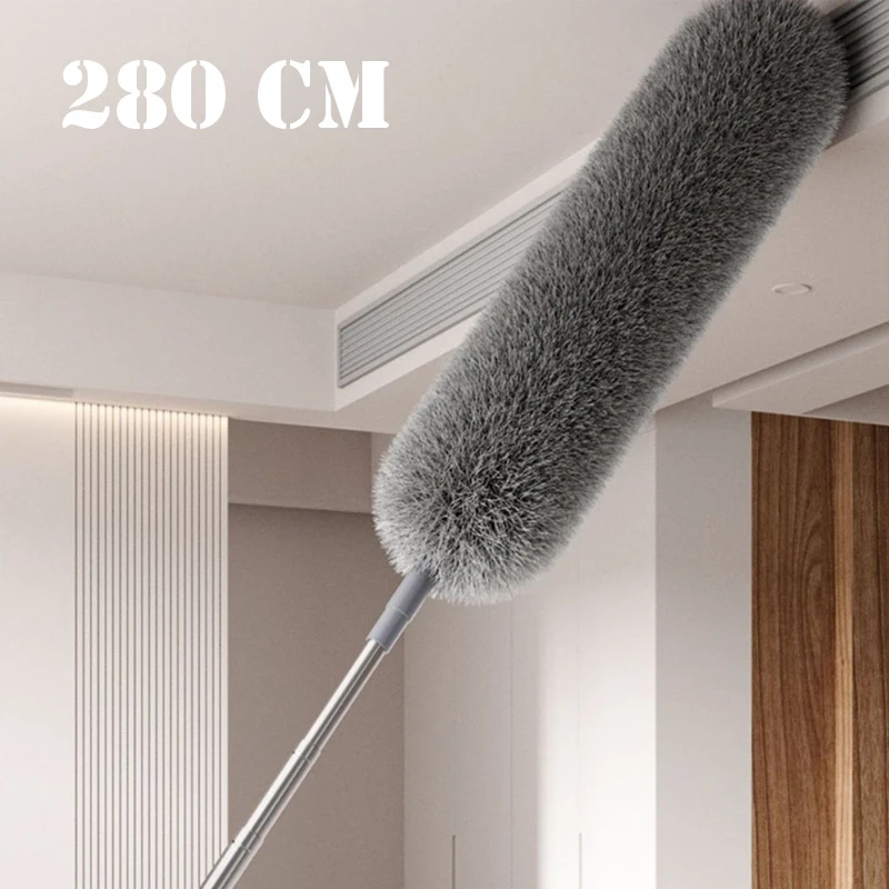 kf-Se3d8ff70e96c4294bc8843ceeacc827aR Microfiber Feather Duster Extendable Duster with Extra Long Pole Bendable Head Long Handle Dusters for Cleaning Ceiling Cars - Image 1